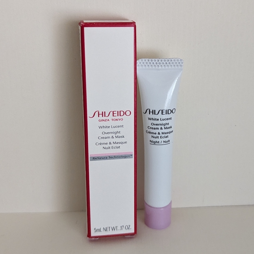 Shiseido White Lucent Overnight Cream and Mask